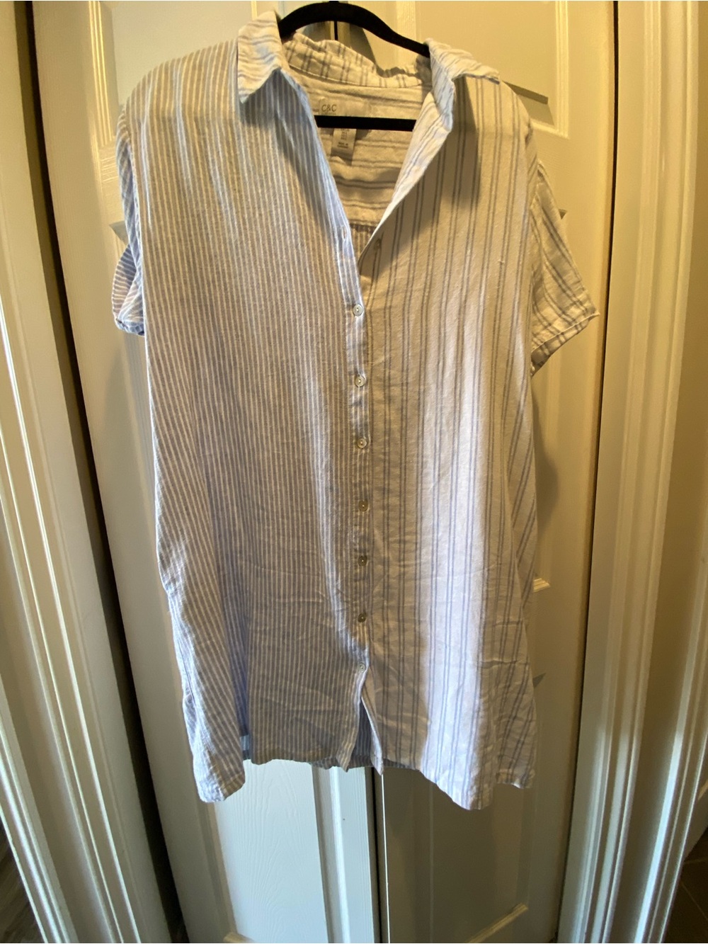 C&C California Linen Blend  Dress